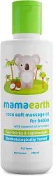Mamaearth Coco Soft Massage Oil for new born, with Coconut & Turmeric Oil (200 ml)