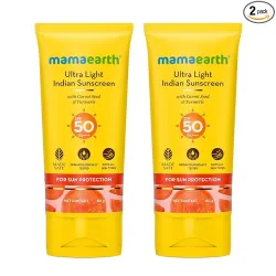 Mamaearth Ultra Light Indian Sunscreen with Carrot Seed & Turmeric