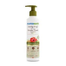 Mamaearth Kerala Thaali Shampoo with Hibiscus, Shikakai, Amla, Flax Seeds for Thick & Long Hair - 250 ml| Ready To Use T