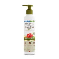 Mamaearth Kerala Thaali Shampoo with Hibiscus, Shikakai, Amla, Flax Seeds for Thick & Long Hair - 250 ml| Ready To Use Thali | Gently Cleanses | Adds Shine | 12 Potent Herbs | 100% Natural H...