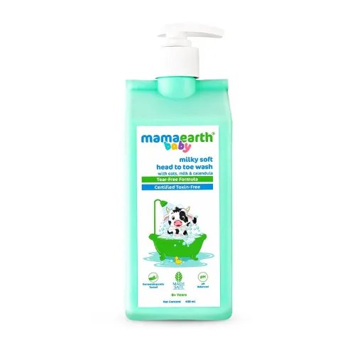 Image of Mamaearth Milky Soft Baby Wash & Shampoo 400ml