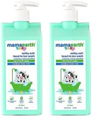 Mamaearth Milky Soft Wash 400ml x2