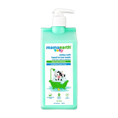 Image of Mamaearth Milky Soft Head to Toe Wash 400ml