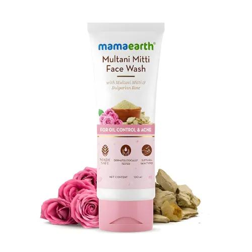 Image of Mamaearth Multani Mitti Face Wash 100 ml