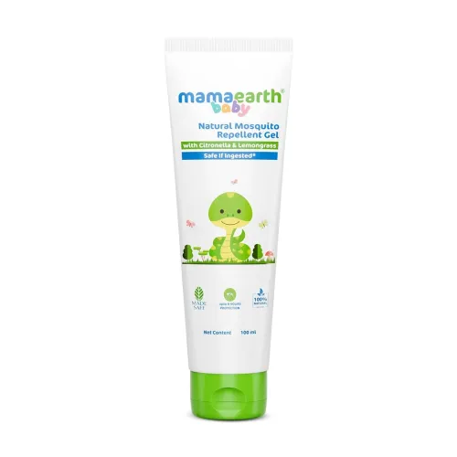 Image of Mamaearth Natural Mosquito Repellent Gel - 100ml |DEET Free | Protects from Dengue, malaria & Chikungunya| 