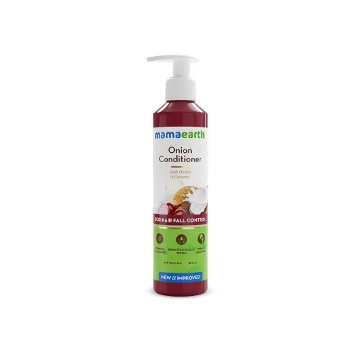 Image of Mamaearth Onion Conditioner for Hair Growth & Hair Fall Control with Coconut Oil 250ml