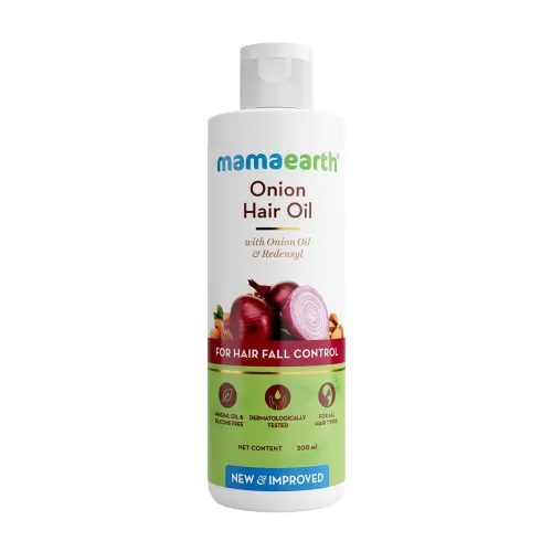Image of Mamaearth Onion Hair Oil with Onion Oil & Redensyl 200 ml