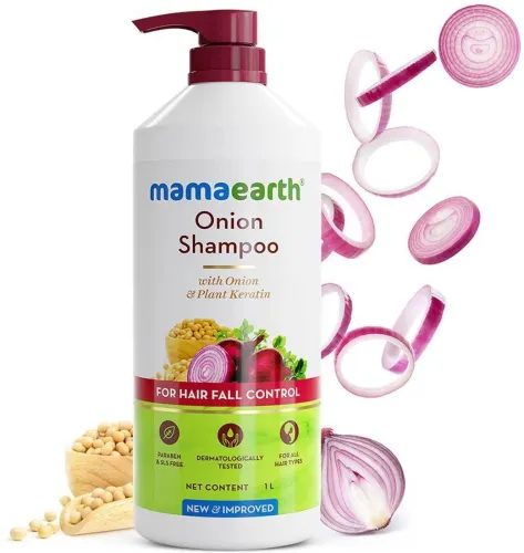 Image of Mamaearth Onion Shampoo for Hair Growth (1 L)