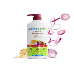Mamaearth Onion Shampoo Hair Growth Control (1L)