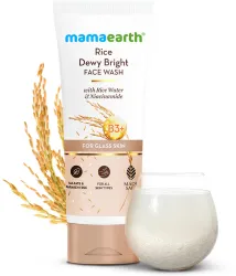 MamaEarth Rice Dewy Bright Face Wash for Glass Skin