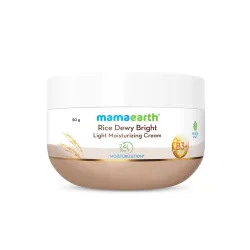 Mamaearth Rice Dewy Bright Light Moisturizing Cream with Rice Water
