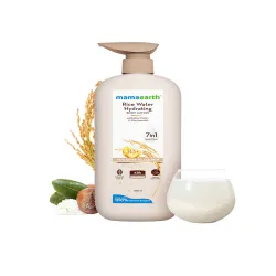 Mamaearth Rice Water Hydrating Body Lotion with Nacinamide - 400ml