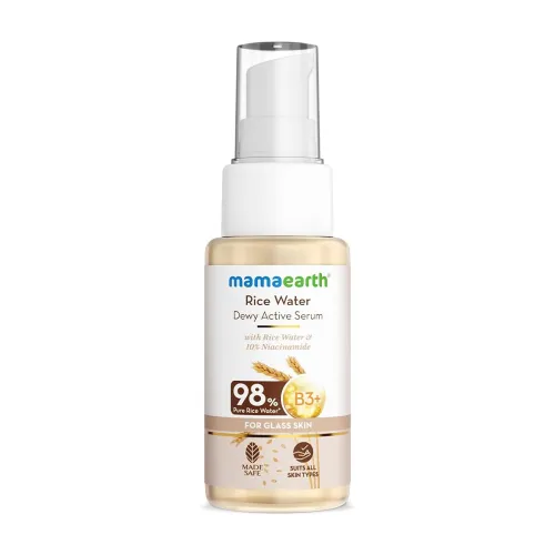 Image of Mamaearth Rice Water Dewy Active Serum with 10% Niacinamide, 50ML