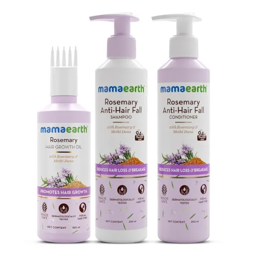 Image of Mamaearth Rosemary Hair Fall Control Kit 650ml
