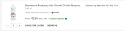 Mamaearth Rosemary Hair Growth Oil 200ml