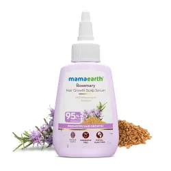 Mamaearth Rosemary Hair Scalp Serum 50ml with 95% Pure Rosemary, 4% Anagain, 1% Root BioTec, 1% Cressatine, Methi Dana