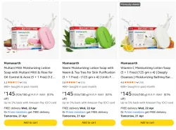 Mamaearth Soaps at minimum 50% Discount