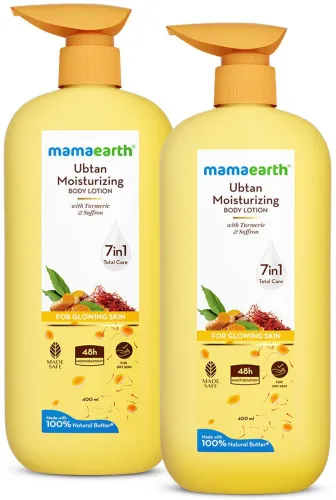 Image of Mamaearth Ubtan Moisturizing Body Lotion (800 ml)