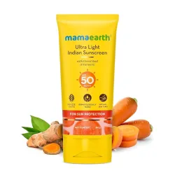 Mamaearth Ultra Light Indian Sunscreen, 80 g