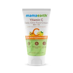 Mamaearth Vitamin C Daily Glow Face Cream With Vitamin C & Turmeric for Skin Illumination - 150 g