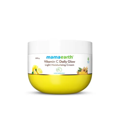 Image of Mamaearth Vitamin C Daily Glow Light Moisturizing Cream 200g