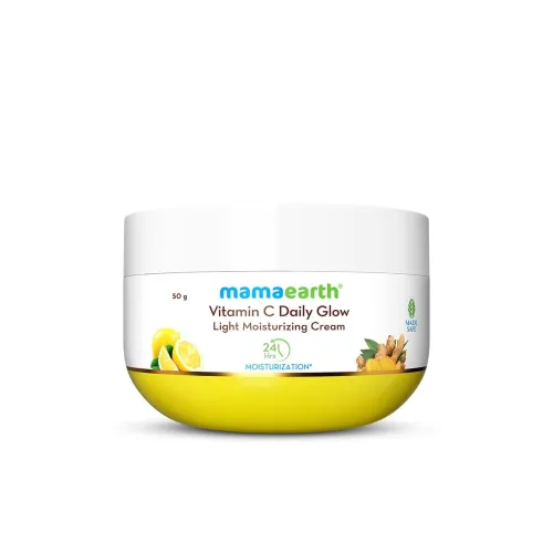 Image of Mamaearth Vitamin C Daily Glow Moisturizing Cream 50g 