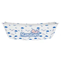 MamaLaps Cotton Swing for Baby with Mosquito Net | Foldable Khoyu Zoli Jhula | Soft Breathable Cloth for Newborns | Comp