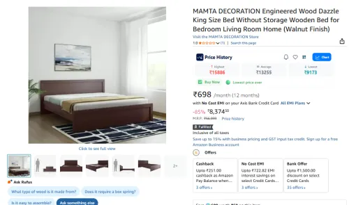 Image of MAMTA DECORATION Engineered Wood 