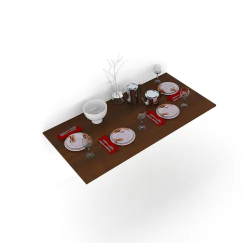 Image of MAMTA DECORATION Standard Wall Mounted Dining Table 