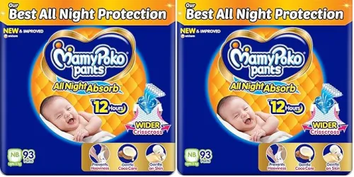 Image of MamyPoko All Night Diapers (96Count, Pack-2)