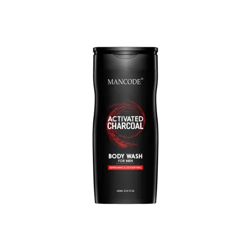 Image of Mancode Activated Charcoal Body Wash for Men 450ml, Shower Gel with Oil Control, Natural Oils Extract, Odor Protection