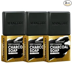 Mancode Activated Charcoal Soap - 125gram Po3