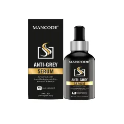MANCODE Anti Grey Hair & Beard Serum - 30ml