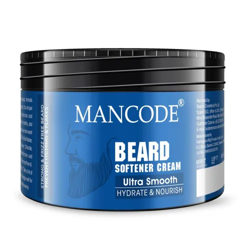 Image of Mancode Beard Softener Cream 100gm for Frizzy Rough Dry Mustache and Beard