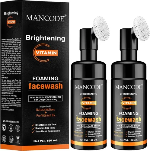 Image of MANCODE Brightening Vitamin C Foaming ( Po2 * 150ml Each) 