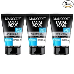 Mancode Detoxifying Face Wash for Men Pack of 3