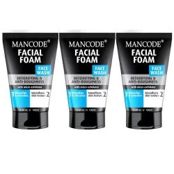Mancode Detoxifying Mens Face Wash (Pack of 3)