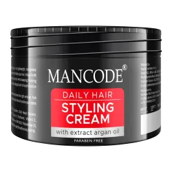 Mancode Hair Styling Cream For Men - 100 gr | For Daily Use Style & Nourishment | Non-sticky, Non-oily | Paraben & Sulph