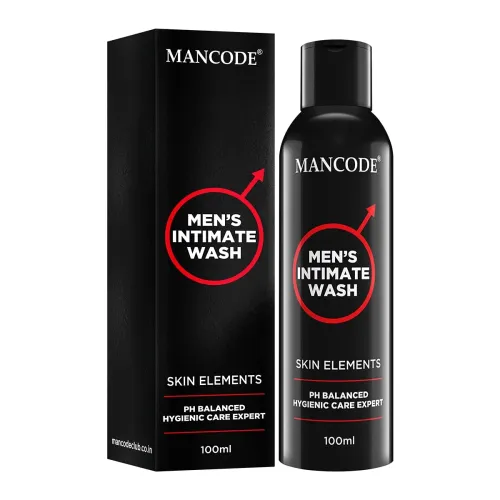 Image of Mancode Intimate Wash For Men - 100ml with Tea Tree Essential Oil Ayurvedic & Natural Personal Intimate Hygiene Prevents