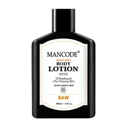 Mancode Raw Body Lotion For Men 200ml | Easy Absorption |