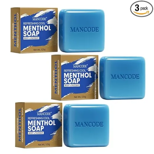 Image of Mancode Refreshing Cool Menthol Soap 