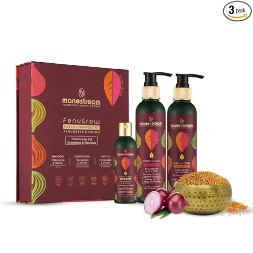 Image of Manestream Fenugrow Hairfall Treatment Kit (600ml)