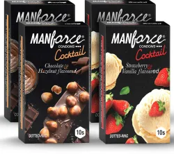 Manforce Cocktail Combo Condoms – (Set of 4, 40 Sheets)