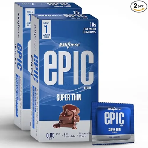 Image of Manforce Epic Desire Condoms for Men - 10 Count (Pack of 2)