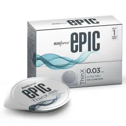 Manforce Epic Thinx Ultra Thin Condoms for Men - 10 count