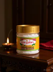 MANGALAM Bhimseni Camphor 50 gm Jar - Pack of 1 (50 g)