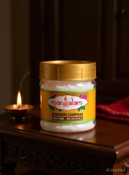 MANGALAM Bhimseni Camphor 50 gm Jar - Pack of 1 (50 g)