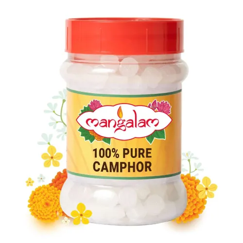 Image of MANGALAM Camphor Tablet 100g Jar