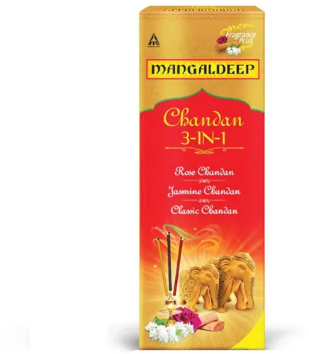 Image of MANGALDEEP Chandan 3in1 - rose chandan, jasmine chandan and classic chandan 