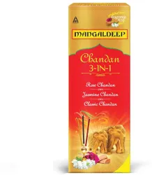 MANGALDEEP Chandan 3in1 - rose chandan, jasmine chandan and classic chandan 